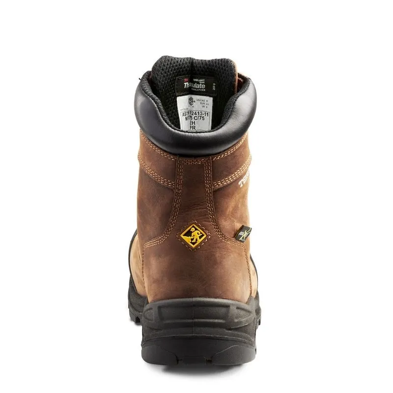 Terra VRTX 8000 Internal MET Men's 8" Composite Toe Work Boot TR0A4NPVBRN - Brown