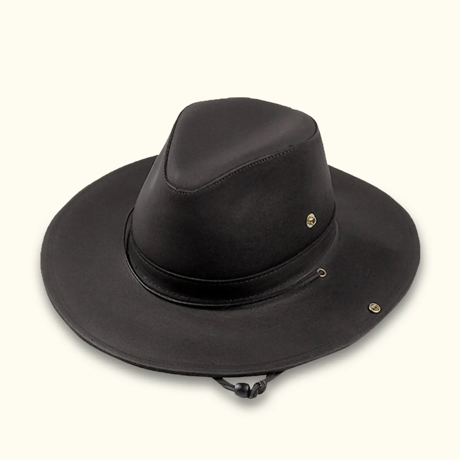 The Outrider - Western Leather Aussie Hat