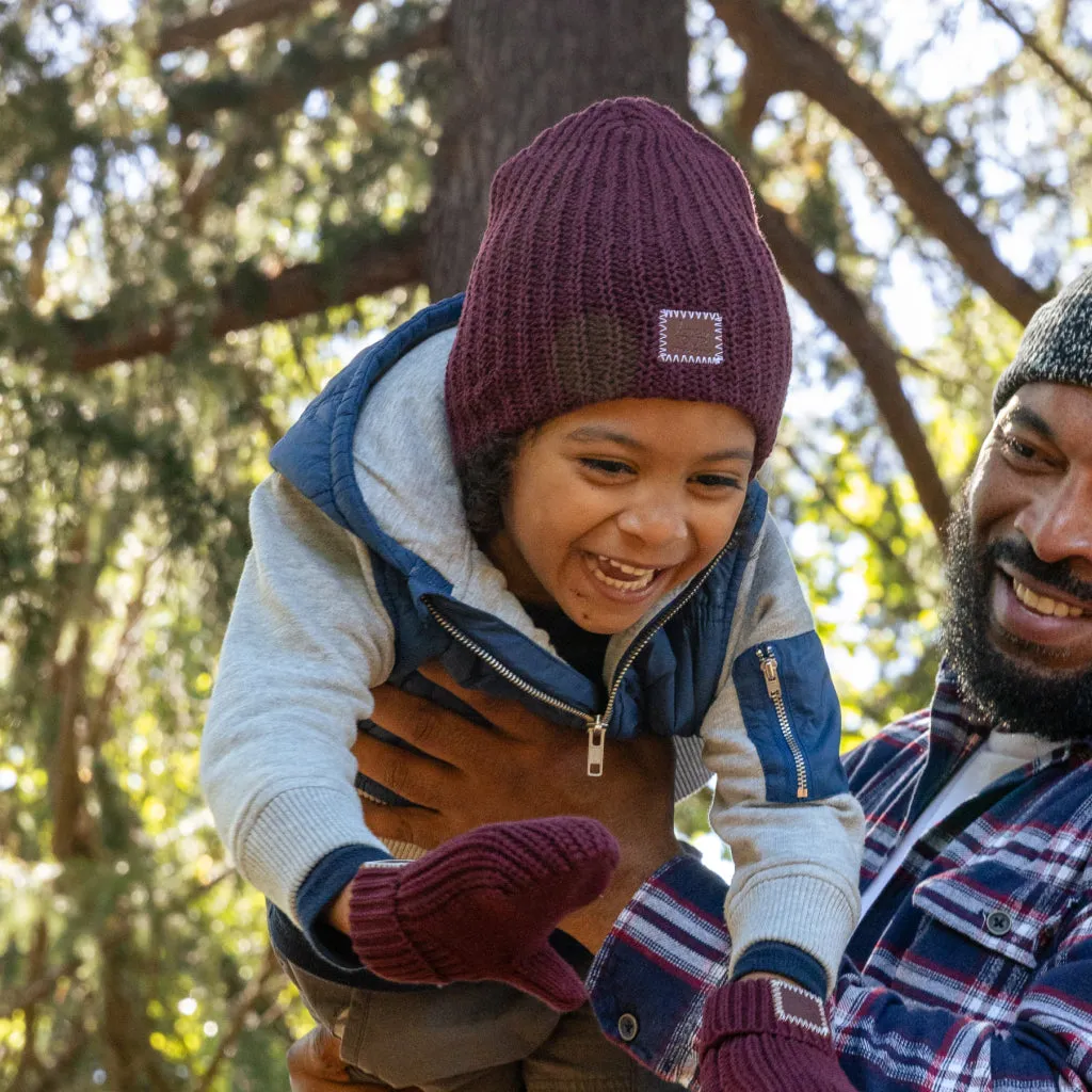 Toddler Burgundy Beanie