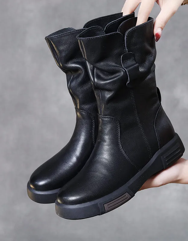 Winter Waterproof Comfortable Casual Leather Boots